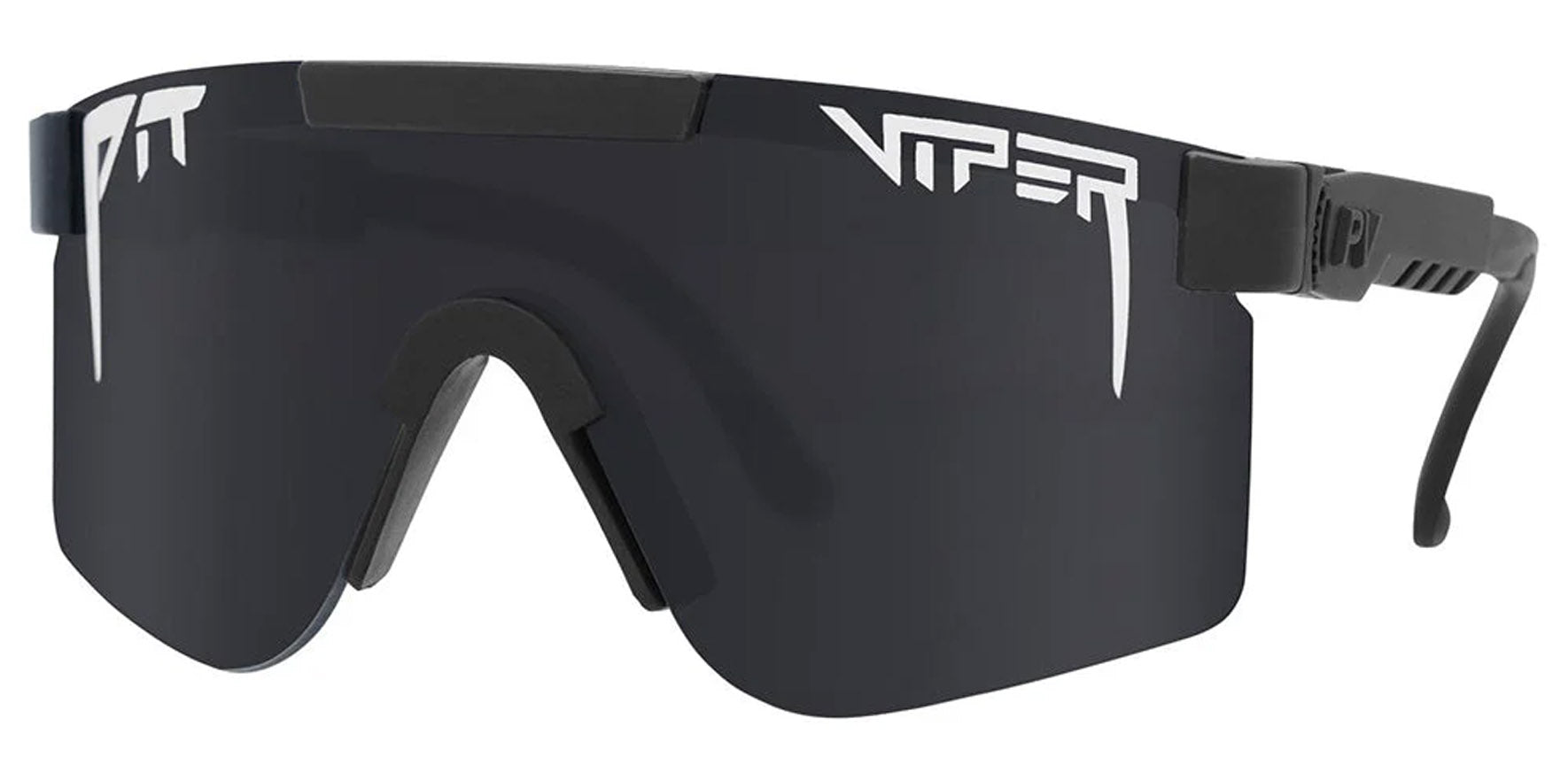 Pit Viper The Exec Narrow Original Black Wrap Sunglasses E-OG-STANDRD-POL Smoke Polarized Lens