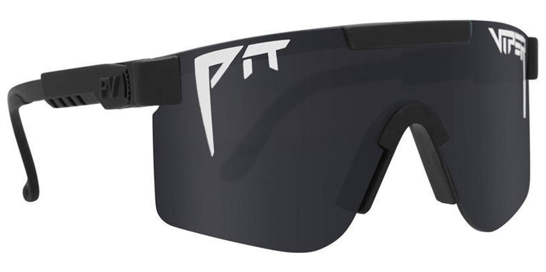 Pit Viper The Exec Narrow Original Black Wrap Sunglasses E-OG-STANDRD-POL Smoke Polarized Lens