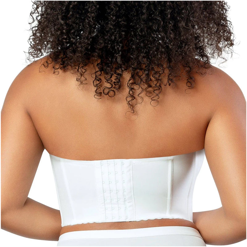 Parfait Elissa Full Bust Longline Strapless Bra, White - ELISSA-P50116-PEARLWHITE