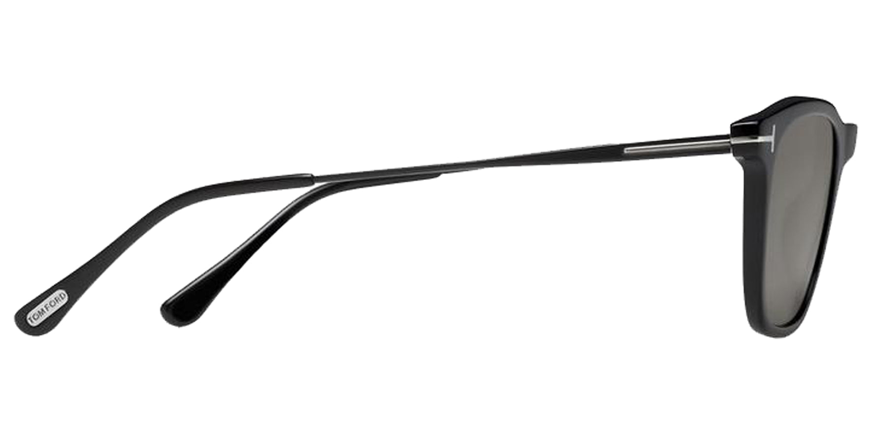 Tom Ford Arnaud Men Shiny Black Square Sunglasses FT0625-01D Polarized Grey Lens 53mm