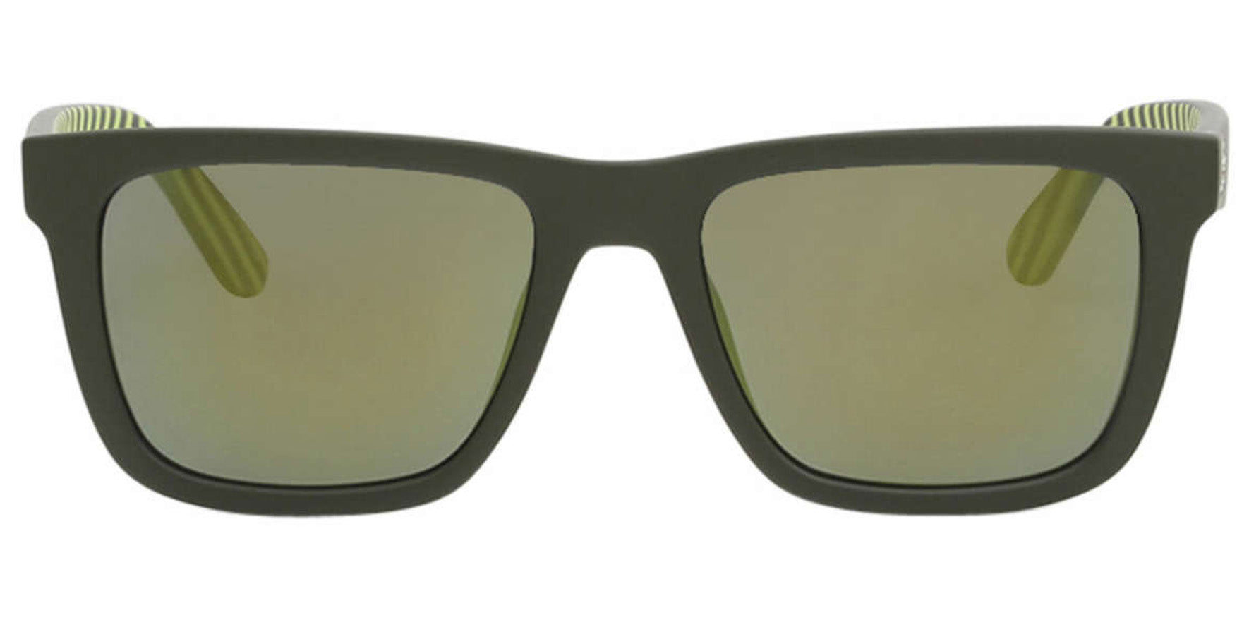 Lacoste Men Matte Army Green Square Sunglasses L750S-318 Green Lens 54mm