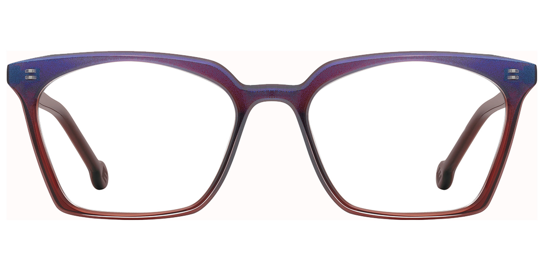 L.A. Eyeworks Levi 699 Beetle Soft Rectangular Eyeglass Frames LEVI699 Clear Lens 51mm