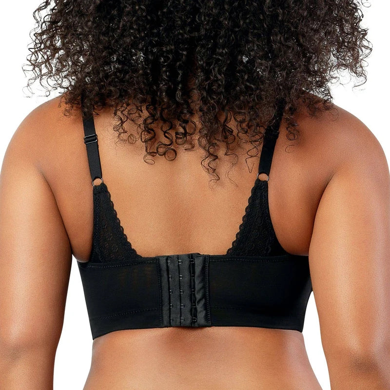 Parfait Mia Dot Wire-Free Full Bust Padded Bralette, Black - MIADOT-P6011-BLACK