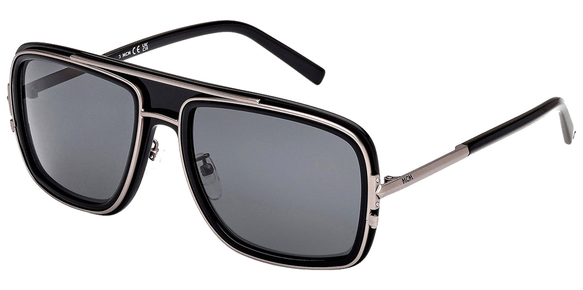 MCM Worldwide Shiny Black Navigator w/ Acetate In-lay  display picture 1