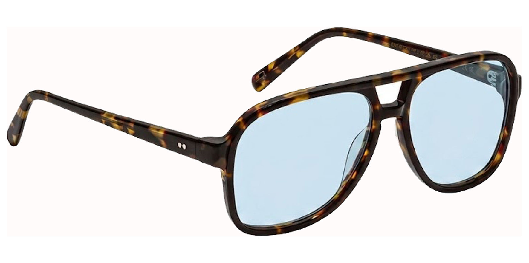 Moscot Sheister Sun Tortoise Navigator Sunglasses OR-SHEI-S57152002-TF Bel Air Blue Lens 57mm