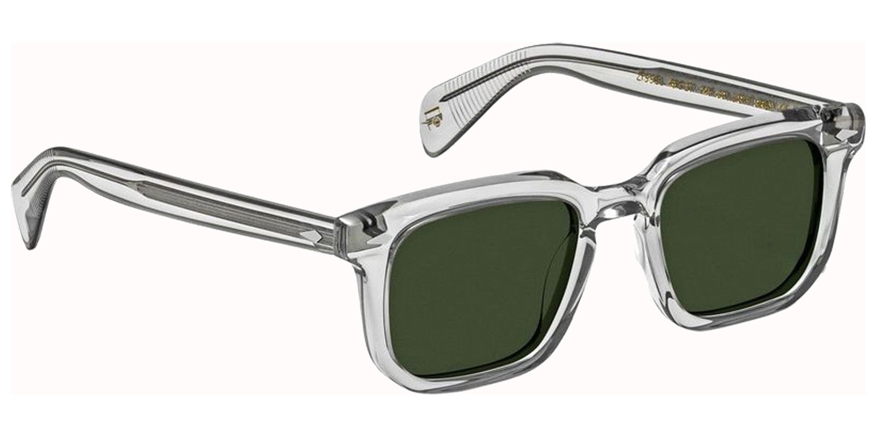 Moscot Zissel Sun Light Grey Soft Square Sunglasses OR-ZSE-S49201202-54 G-15 Lens 49mm