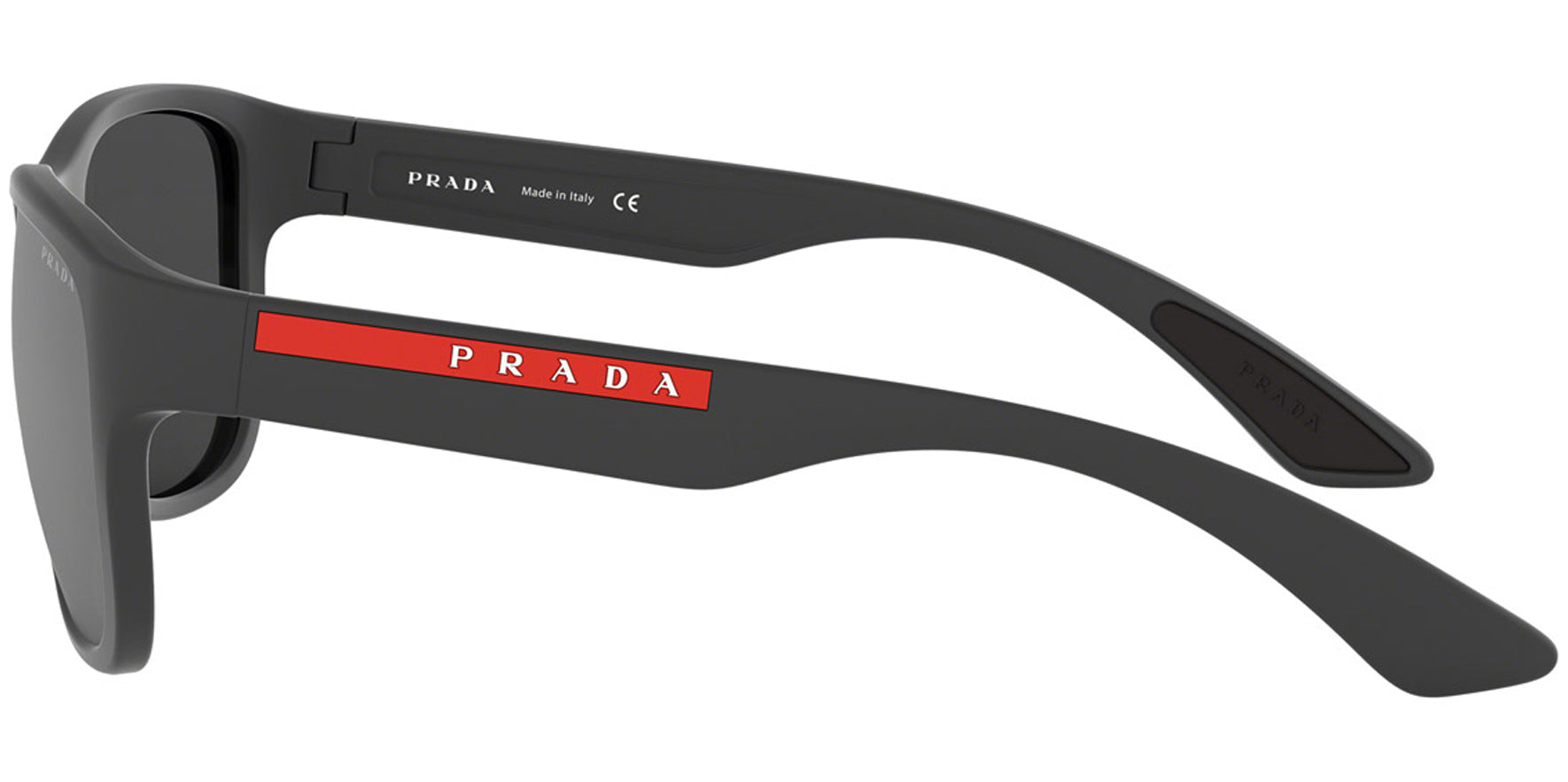 Prada Linea Rossa Men Grey Square Sunglasses PS01US-UFK5L0 Grey Mirrored Lens 59mm