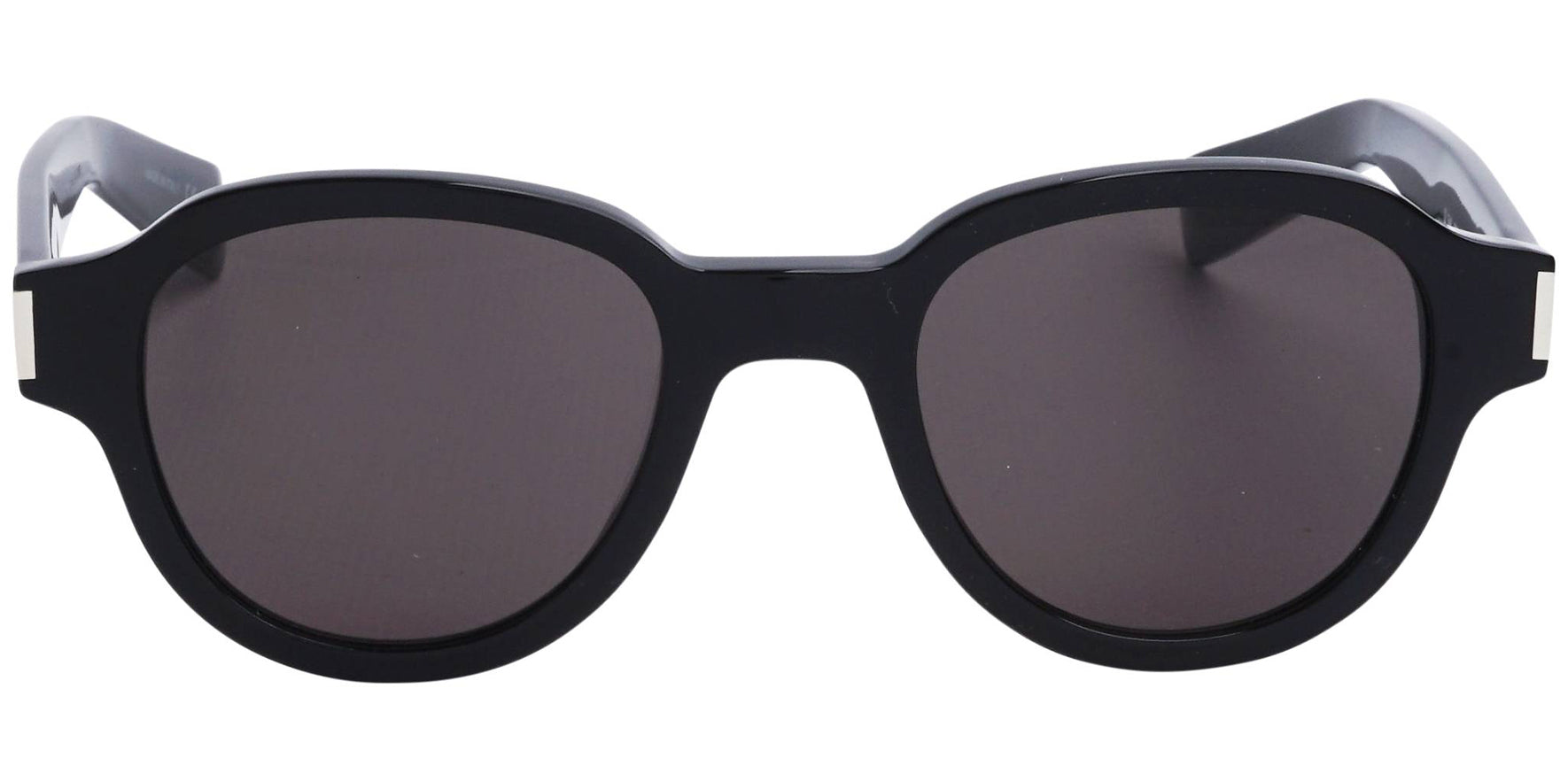 Saint Laurent Black Oval Sunglasses SL546-001 Black Lens 48mm