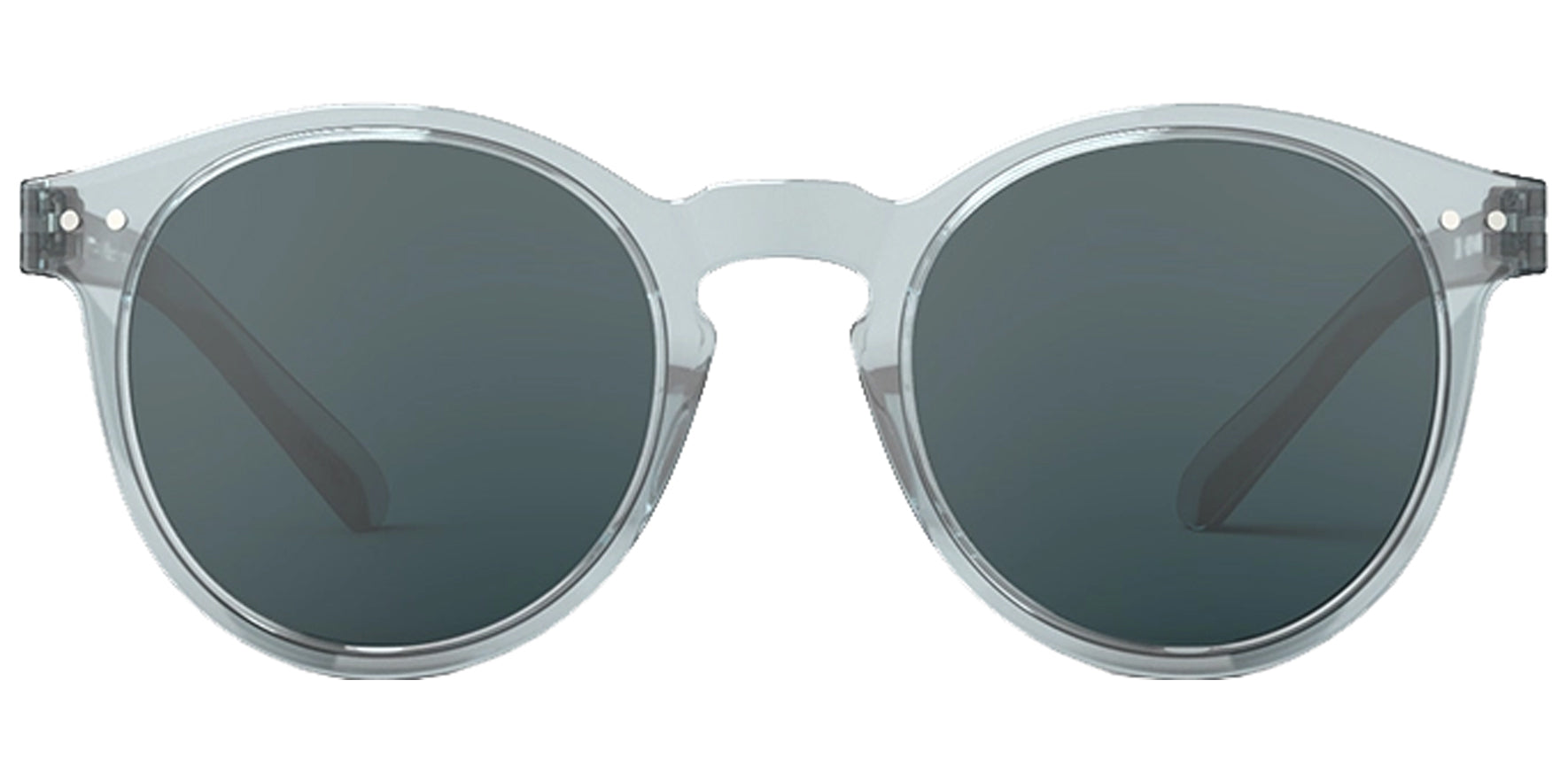 Izipizi Sun #M Frozen Blue Round Sunglasses SLMSMC23700 Blue Lens 149mm