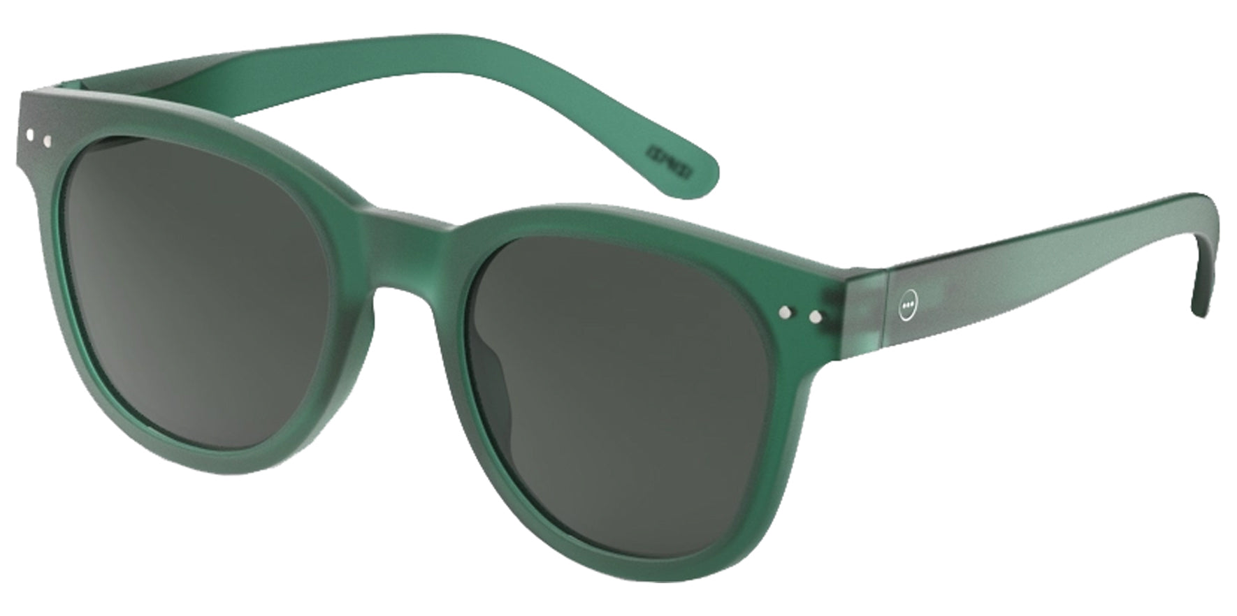 Izipizi Sun #N Green Soft Square Sunglasses SLMSNC1400 Green Lens 149mm