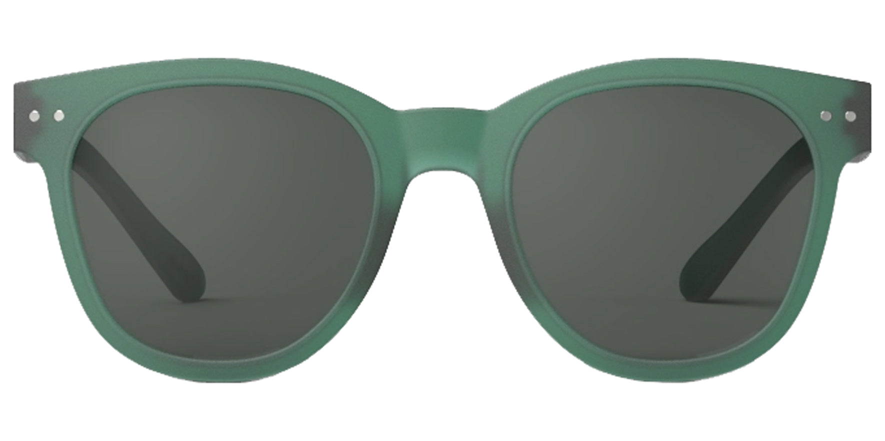 Izipizi Sun #N Green Soft Square Sunglasses SLMSNC1400 Green Lens 149mm