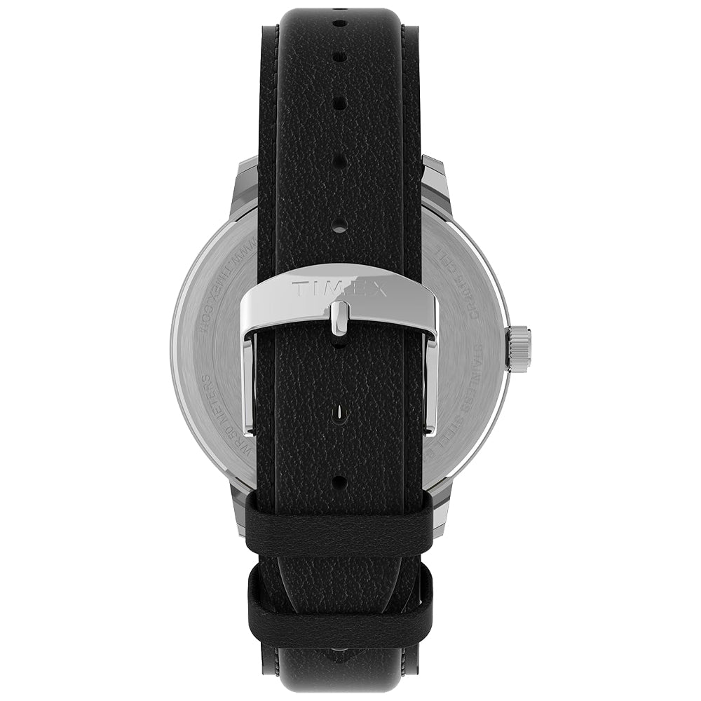 Timex Easy Reader Men's Silver-Tone Brass Watch, Round 43mm Case - TW2V214009J