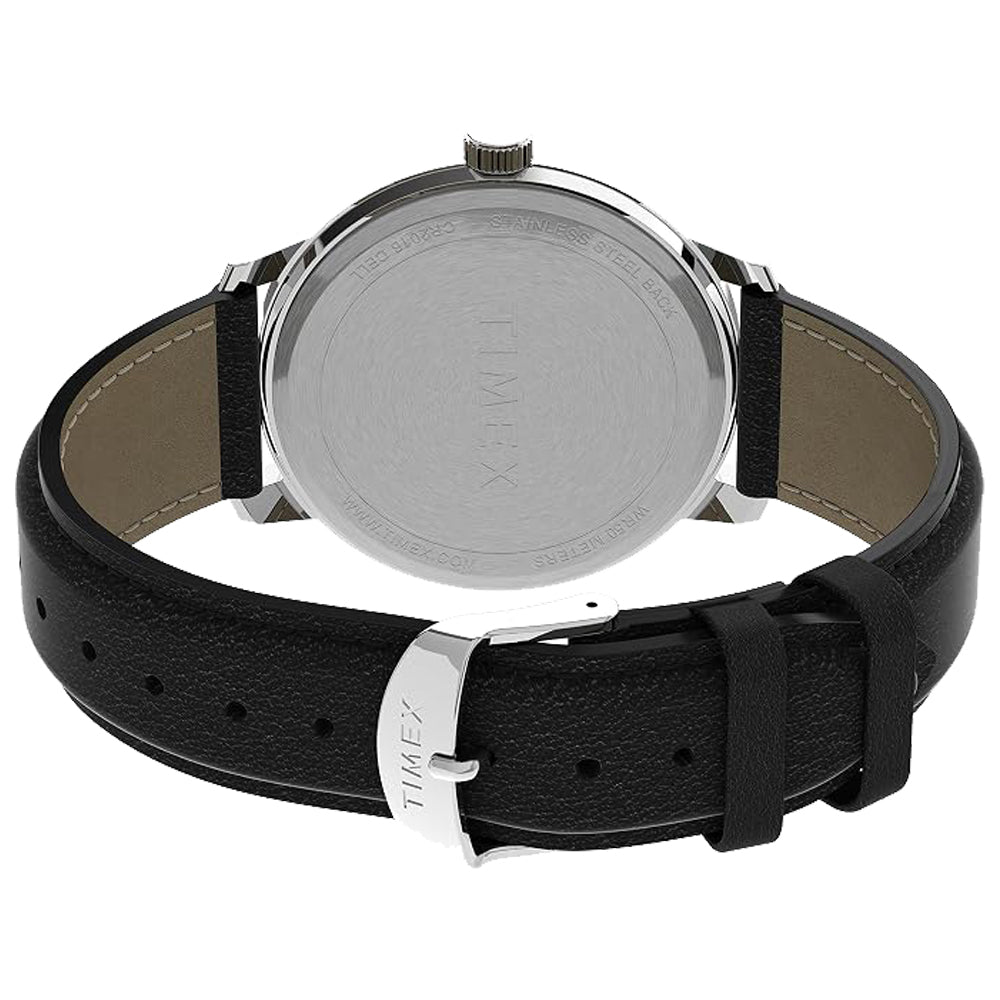 Timex Easy Reader Men's Silver-Tone Brass Watch, Round 43mm Case - TW2V214009J