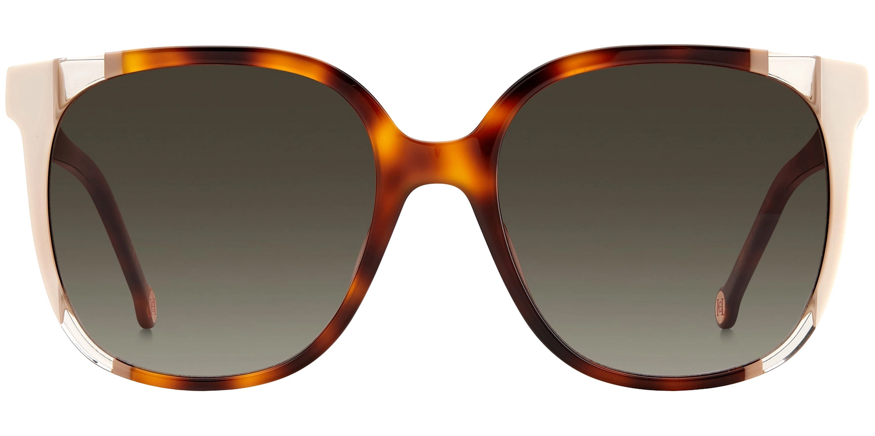 Carolina Herrera Women Oversized Retro Square Sunglasses CH0062S-0C1H-HA Brown Gradient Lens 57mm