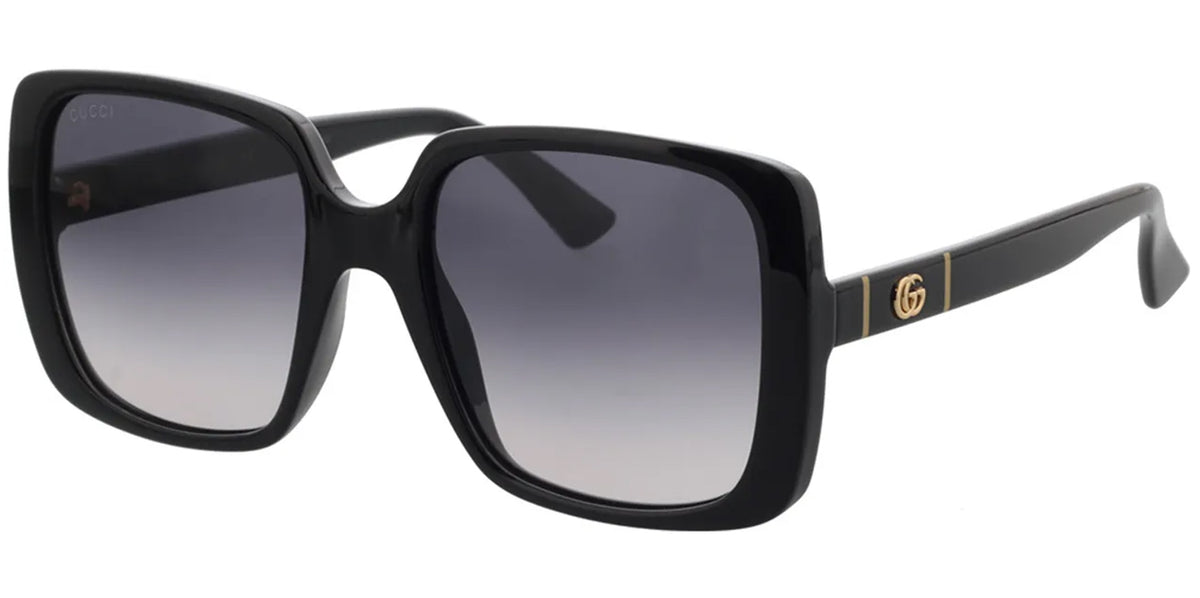 Gucci GG1432S 001 Women Butterfly Sunglasses - Black / Grey Gucci Grey Butterfly Ladies Sunglasses GG1432S 001 57  main image 3