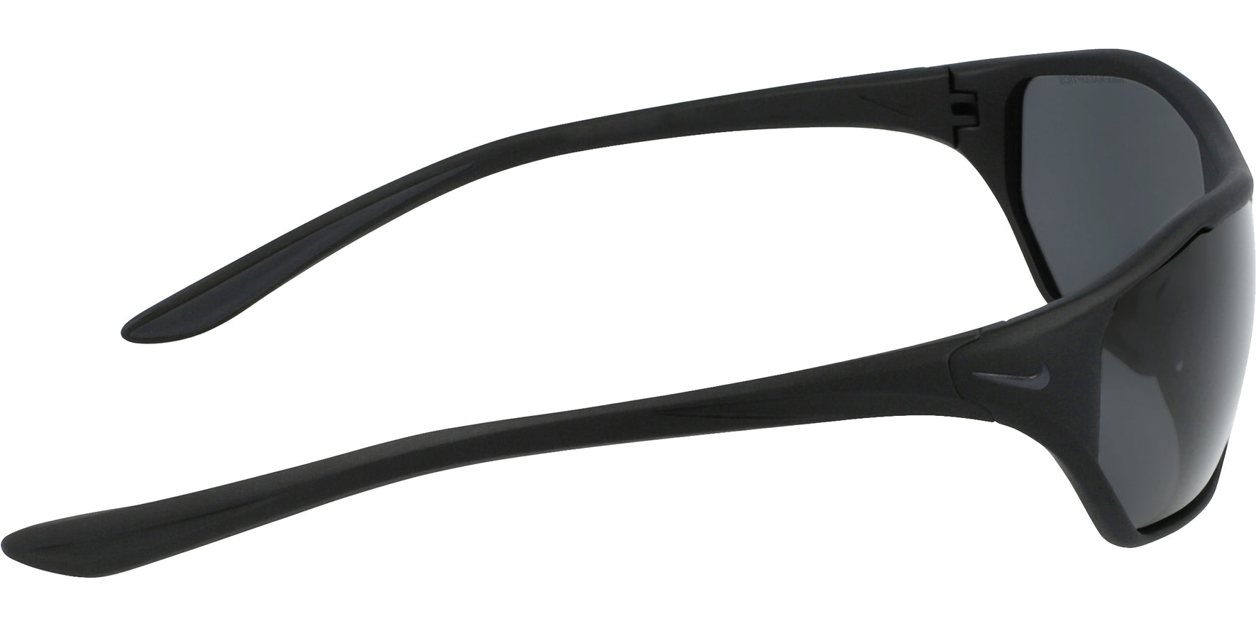 Nike Aero Drift Matte Black Modified Rectangle Sunglasses DQ0811-010 Dark Grey Lens 65mm