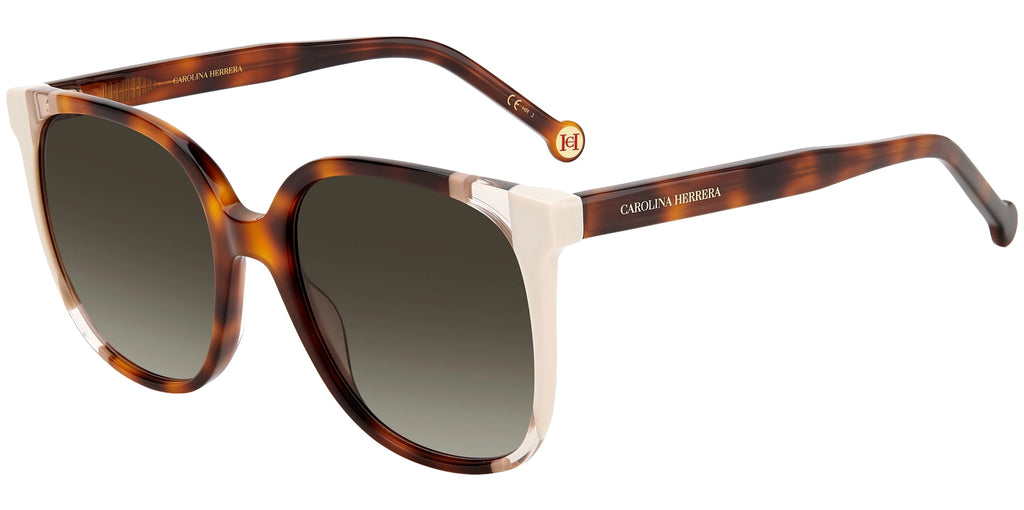 Carolina Herrera Oversized Sunglasses with Original Case Carolina Herrera HER 0216/G/S 2M2 Sunglasses Black Gold  main image 4