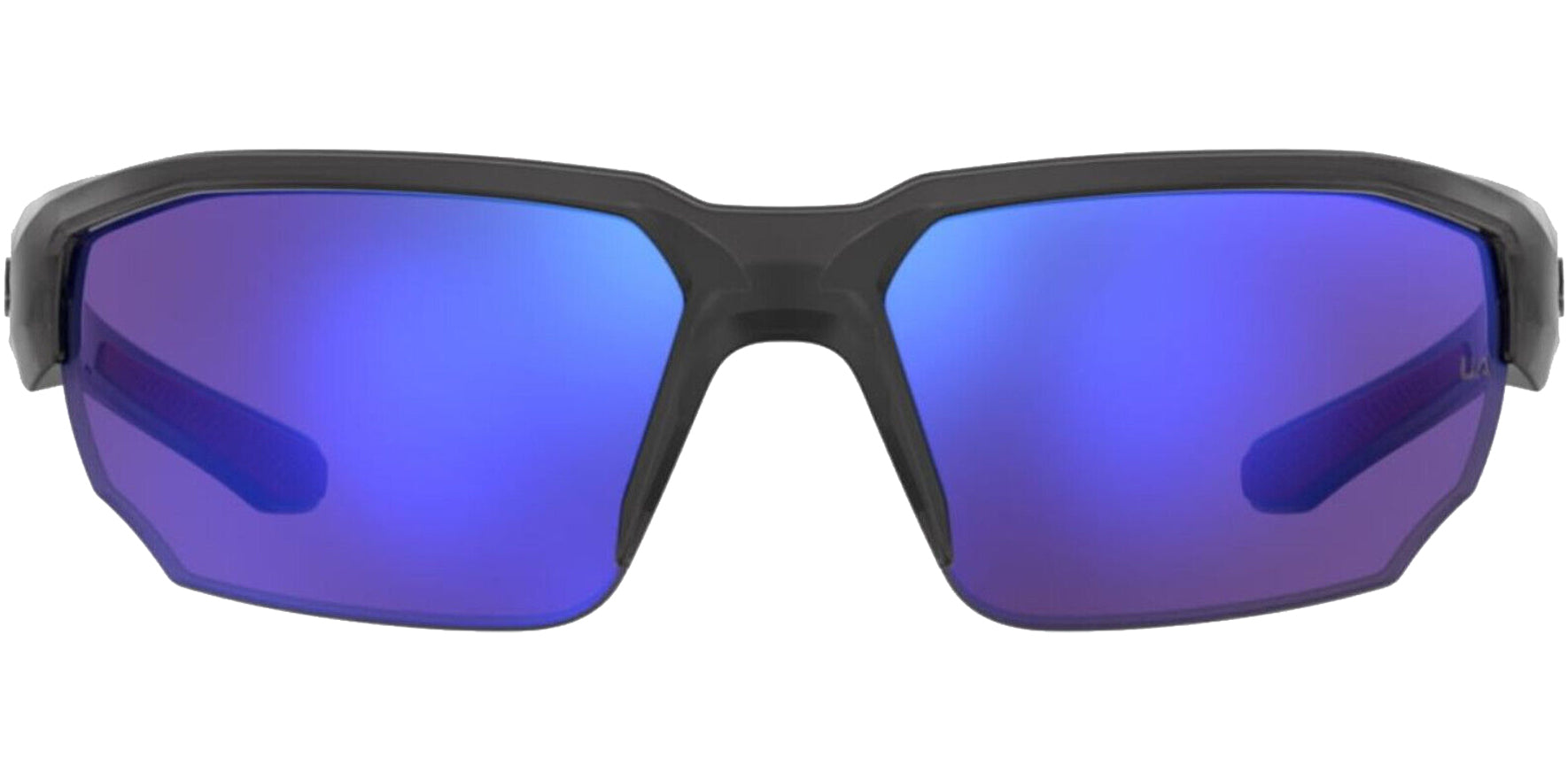 Under Armour UA Tuned Blitzing Jet Grey Wrap Sunglasses UA0012S-0268-PC Rose/Violet Flash Lens 70mm