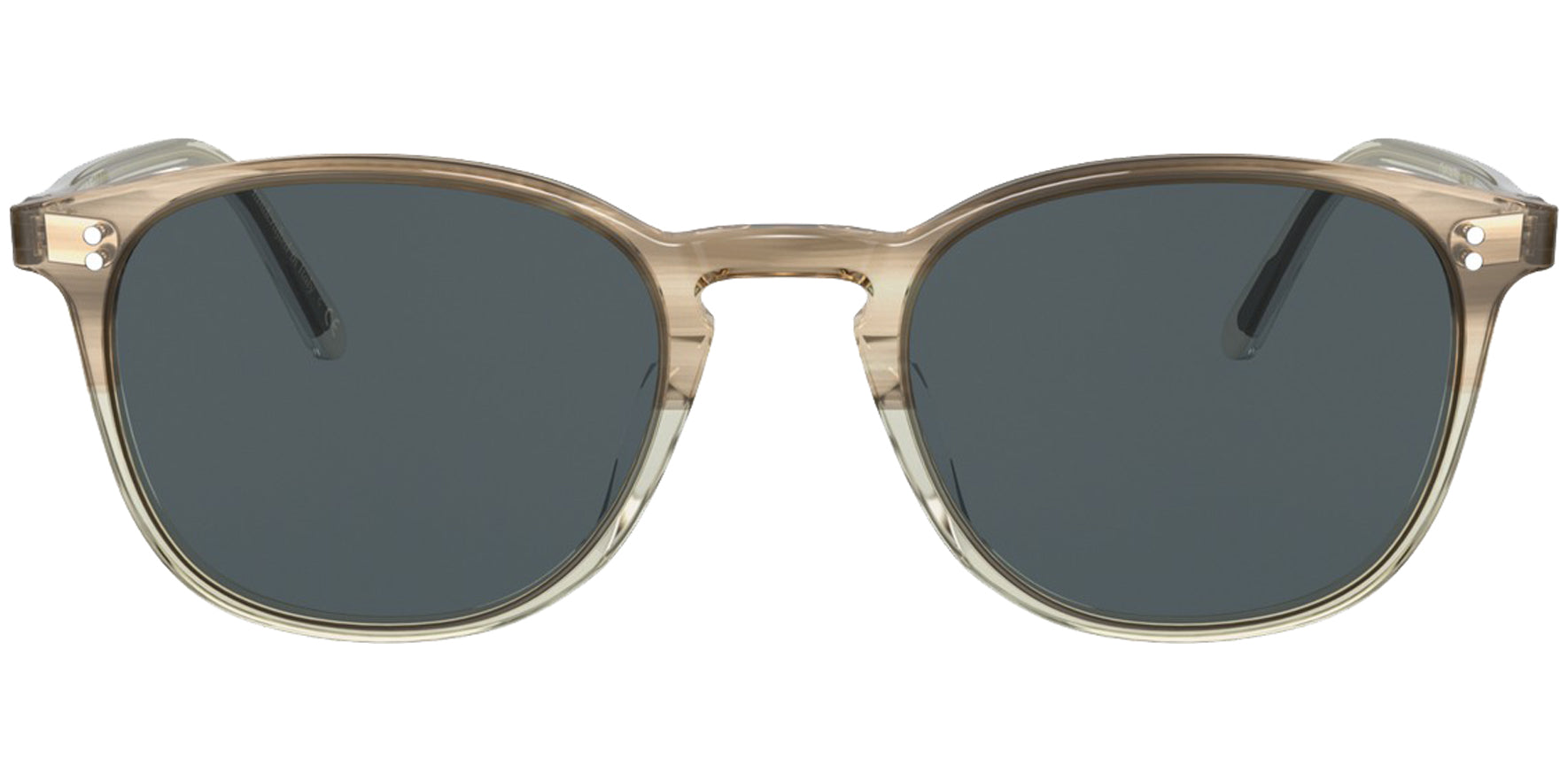 Oliver Peoples Finley Vintage Style Military VSB Soft Square Sunglasses OV5397SU-1647R5 Blue Lens 49mm